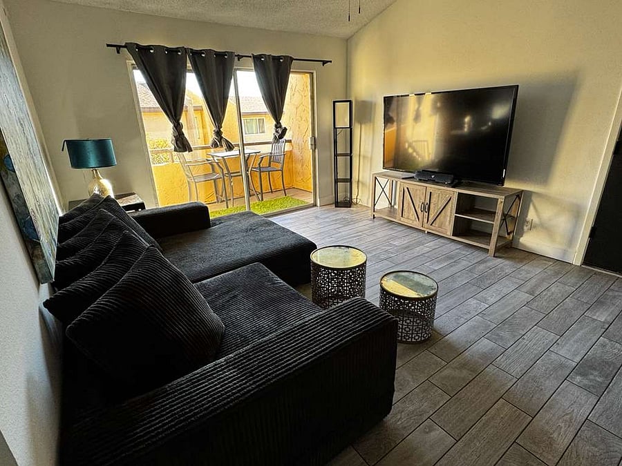 Living Room and Balcony