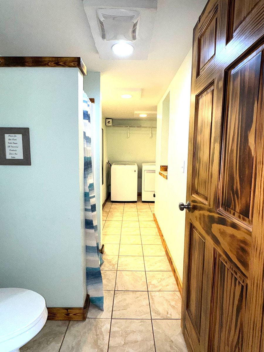 Bathroom and Laundry area