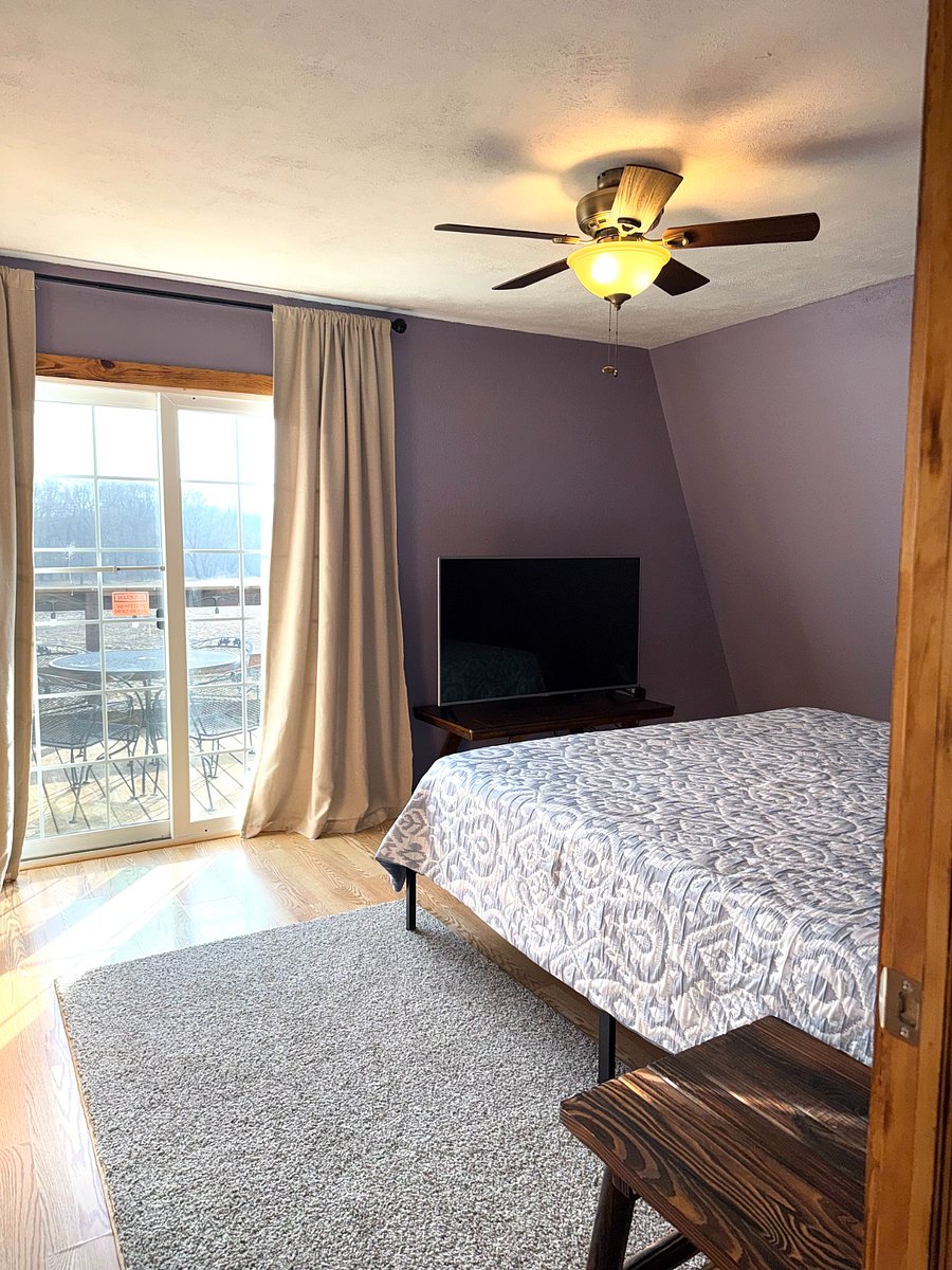 Master Bedroom, Patio, TV