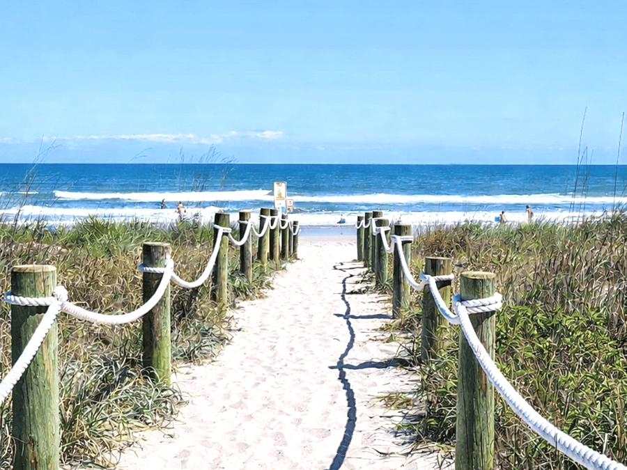 Start your mornings with a walk along beautiful Cape Canaveral beaches