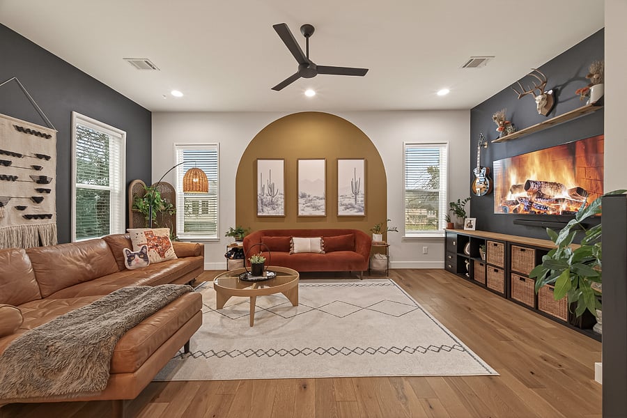 Second floor living room