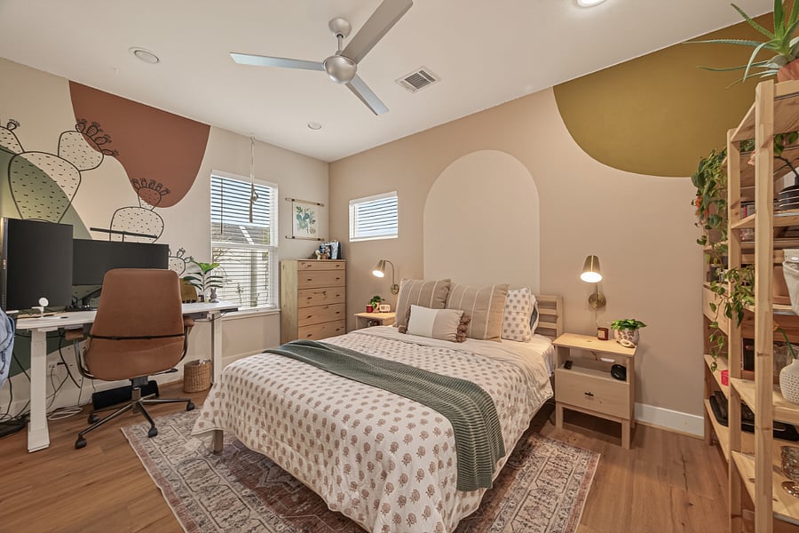 third floor guest bedroom