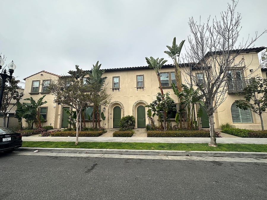 Exterior of townhome