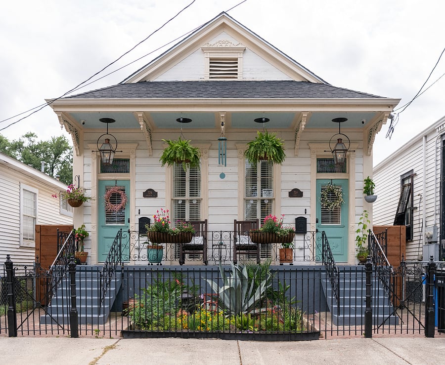 Entire property - host lives on the left side, guest lives on the right side.