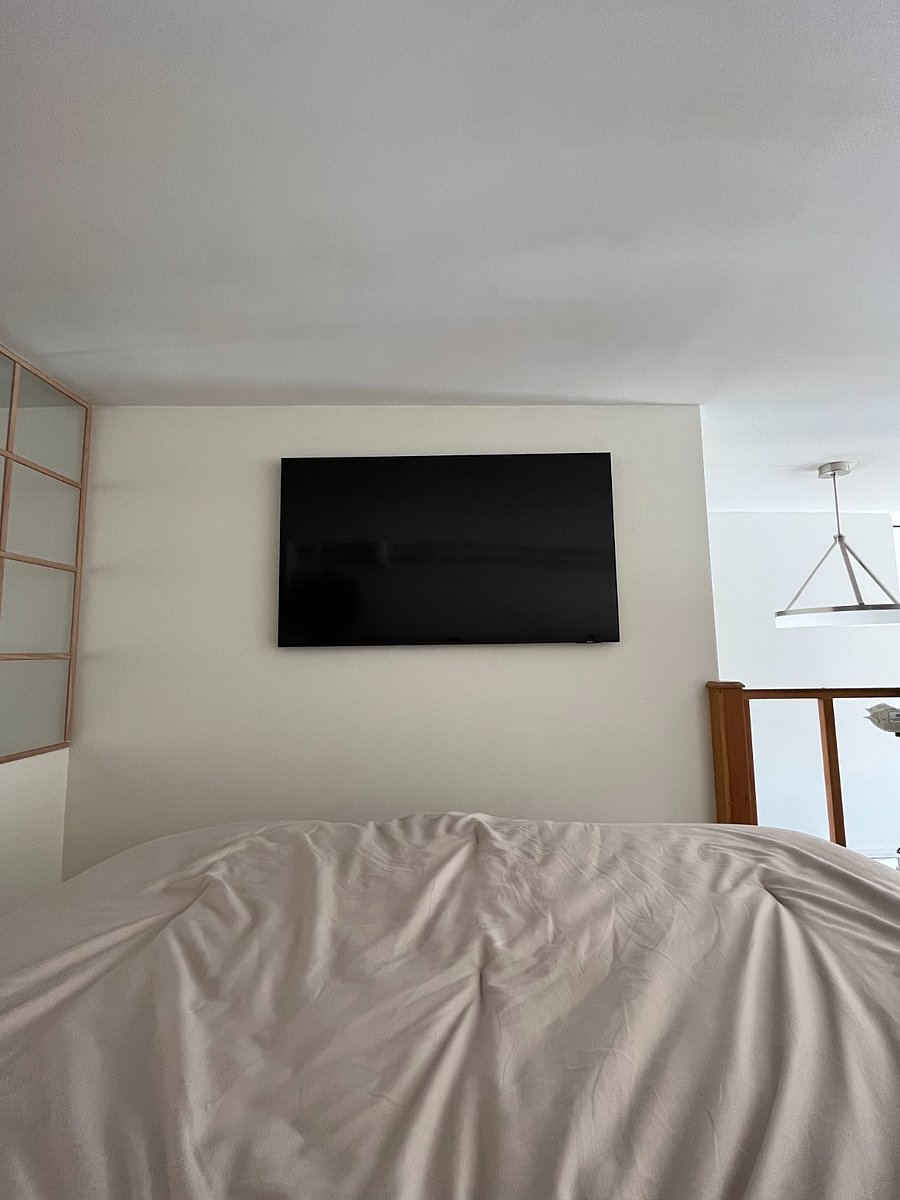 Smart TV in bedroom