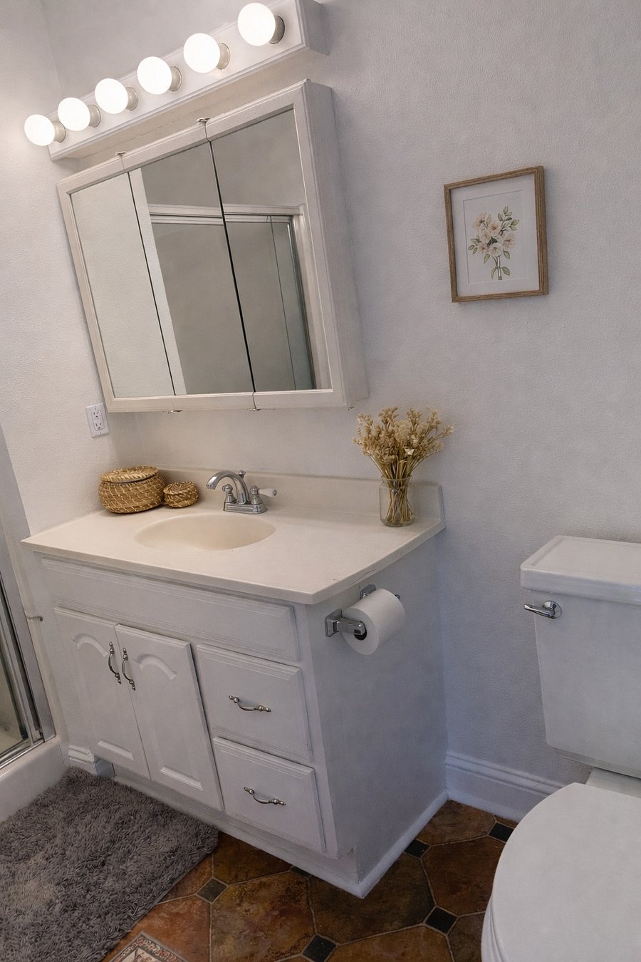 En suite bathroom