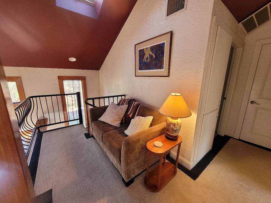 Bonus read/study space on the 2nd floor landing.