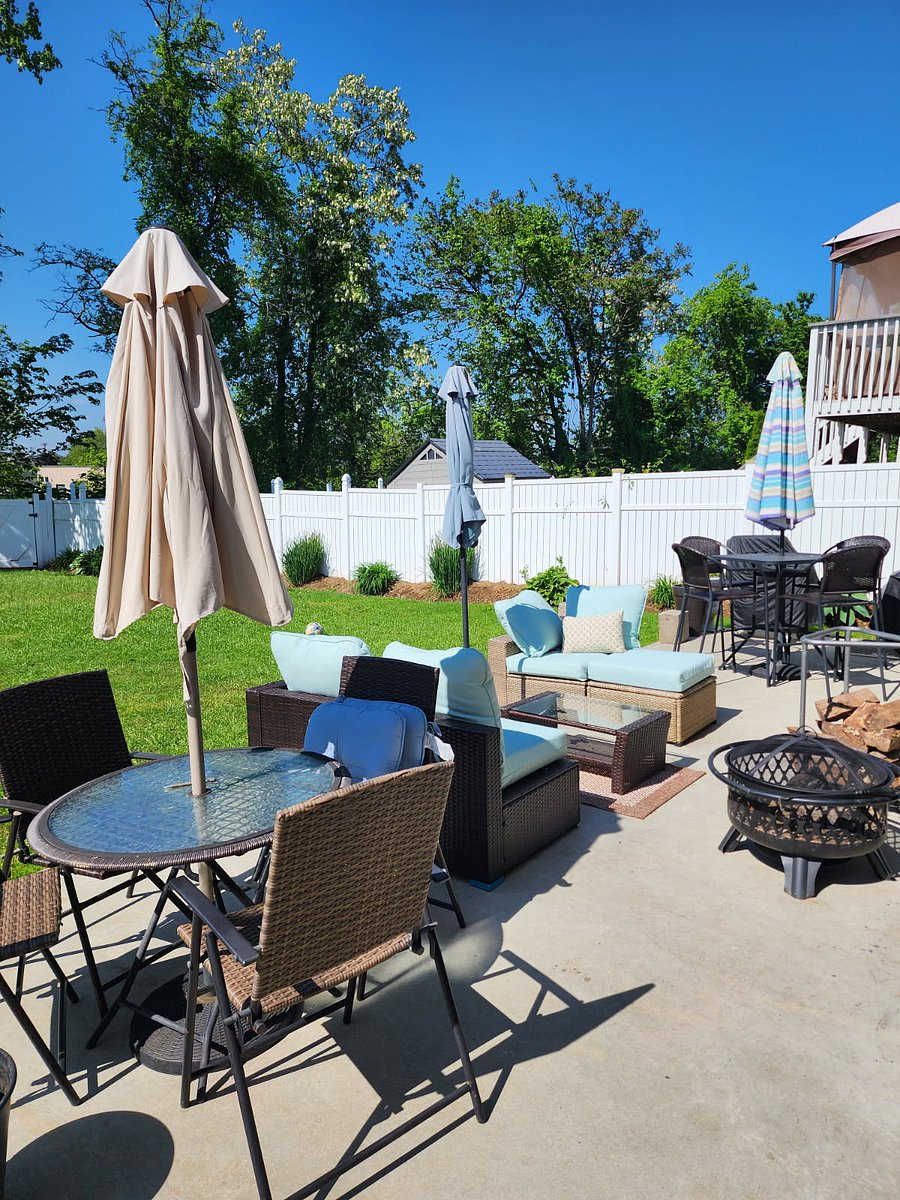 Fenced Backyard Patio