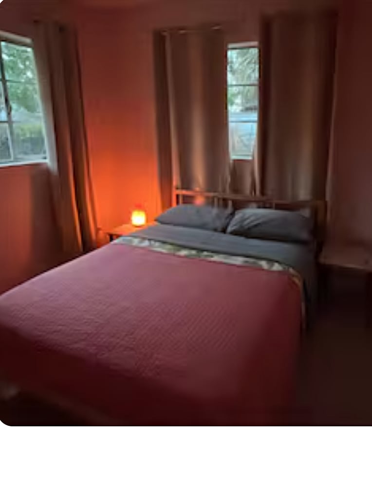 Bedroom with full bed