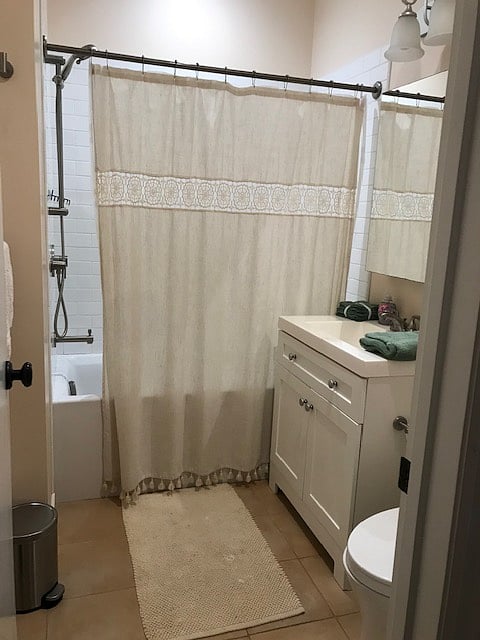 Bath with sink, tub, shower