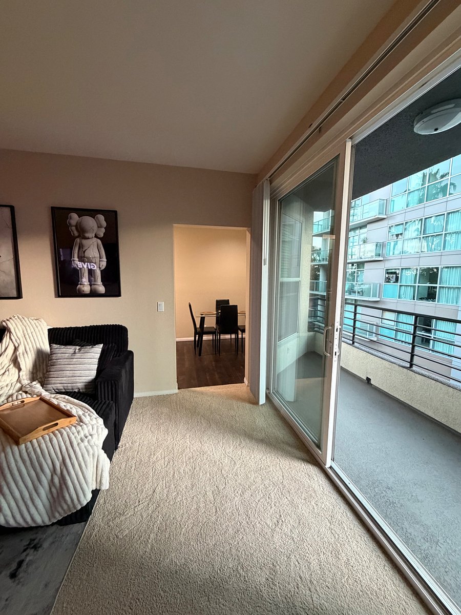 Living Room, Dinning Table, Balcony View