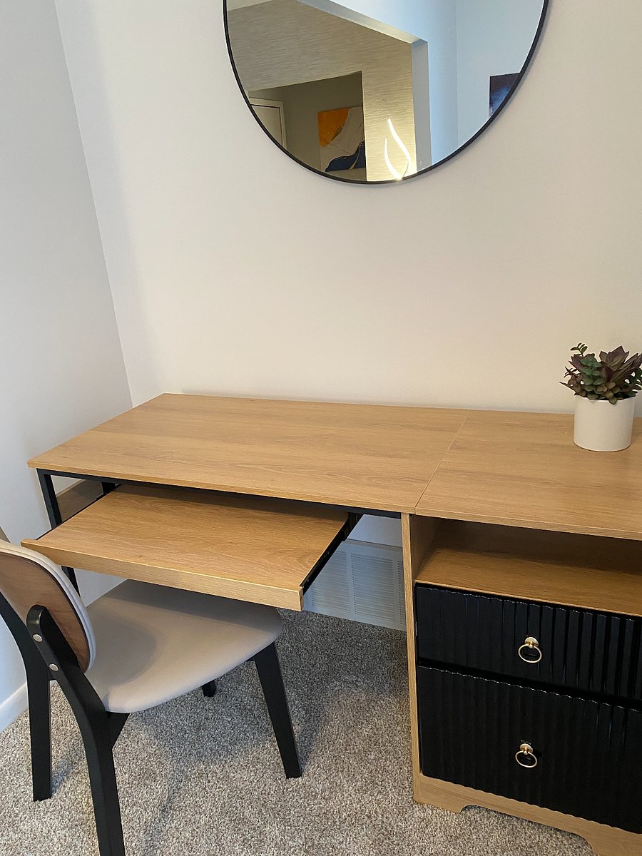 Desk with Pullout Keyboard drawer