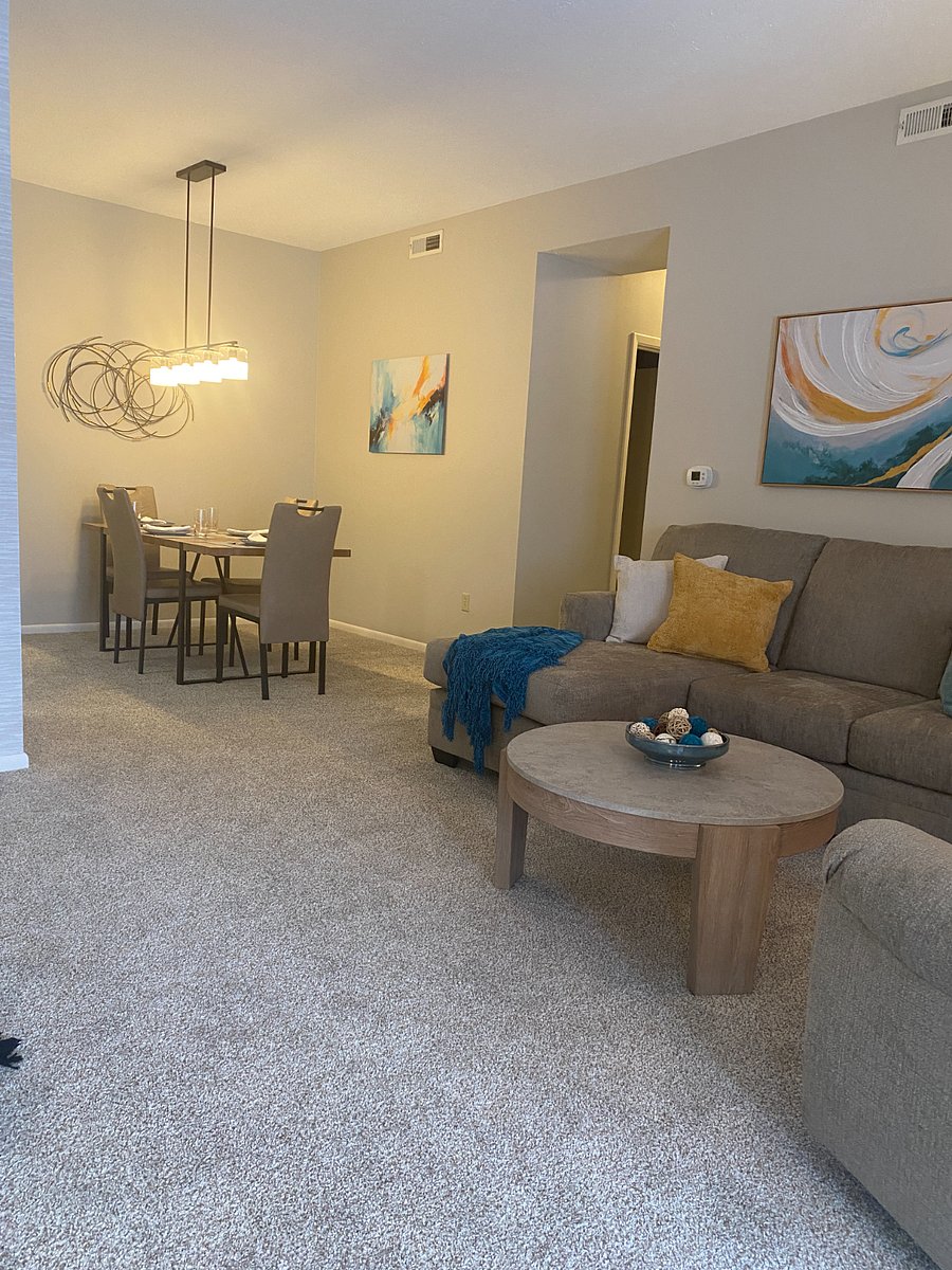 Looking into Dining Room from Living Room
