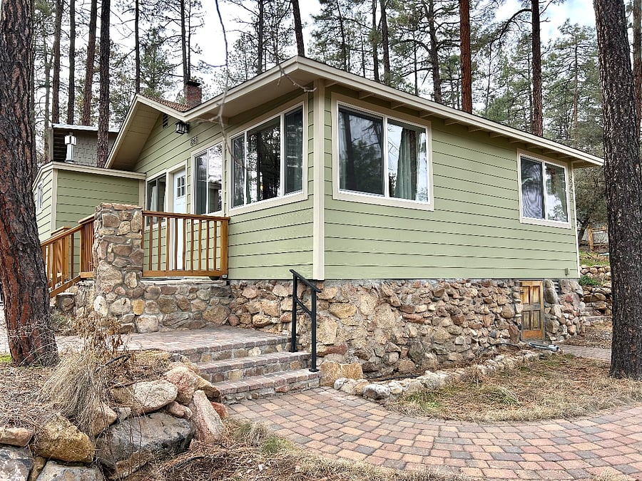 Exterior of the house.
