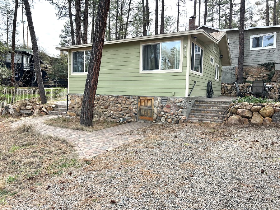 Exterior of the house.