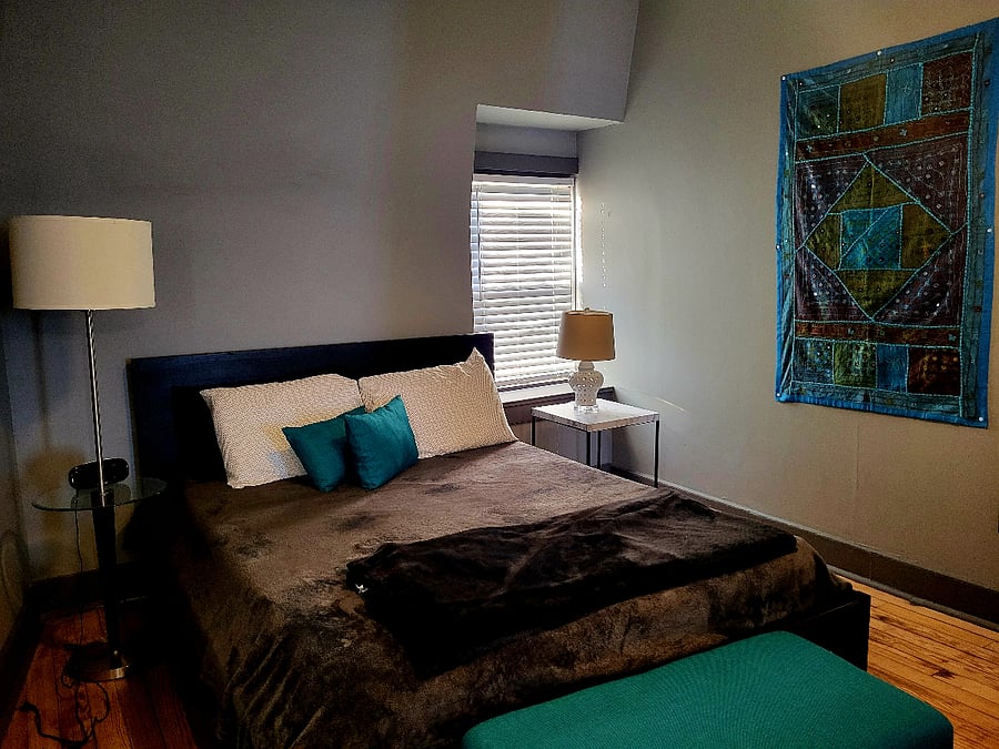 guest bed for visitors : )
