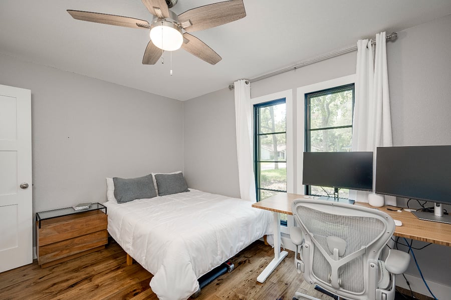 Queen Bedroom and Office