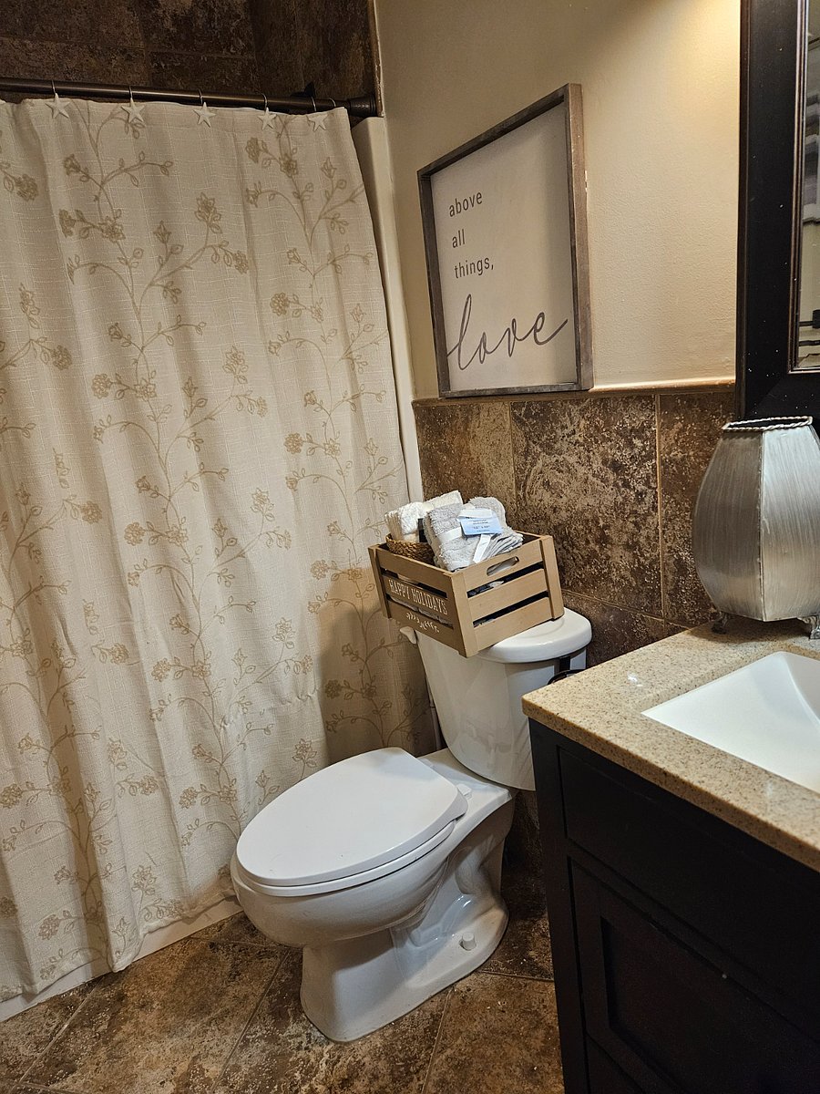 Private bath and shower