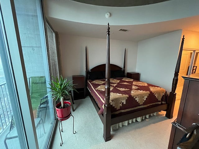 King-size bed with upgraded memory foam mattress.  Relaxing balcony located off the bedroom.  Facing west with incredible sunsets.   