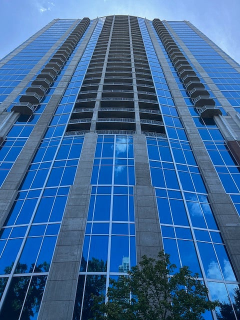 View from the entrance.  