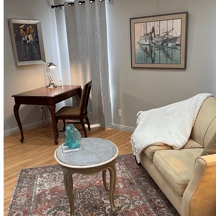 Desk & sofa