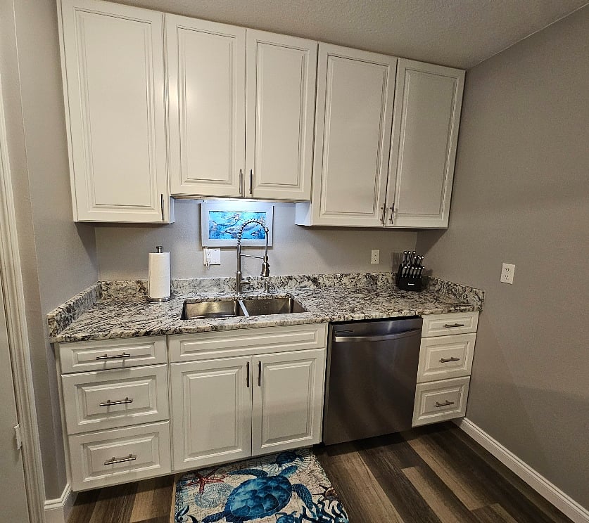Brand New Cabinets, Granite Countertops, and Appliances