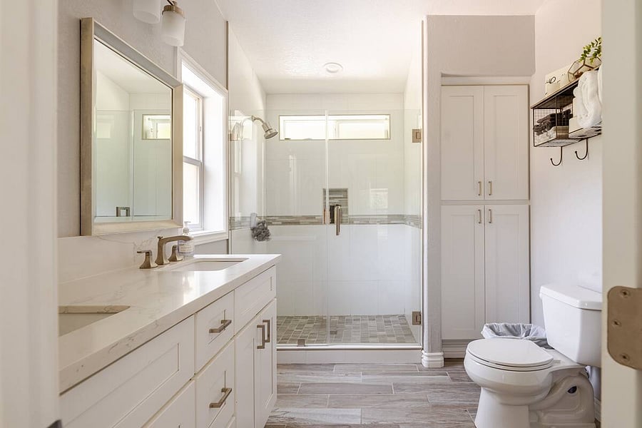 Primary Bathroom attached to Primary Bedroom