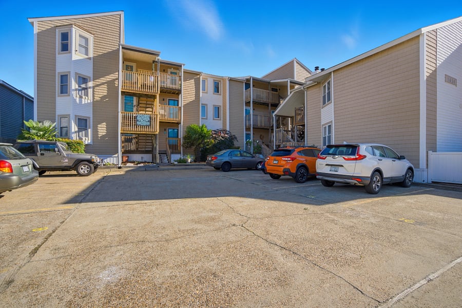 Parking lot. Condo has 2 assigned spots