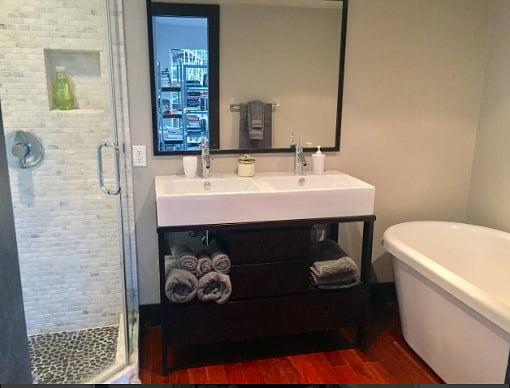 Master bathroom
