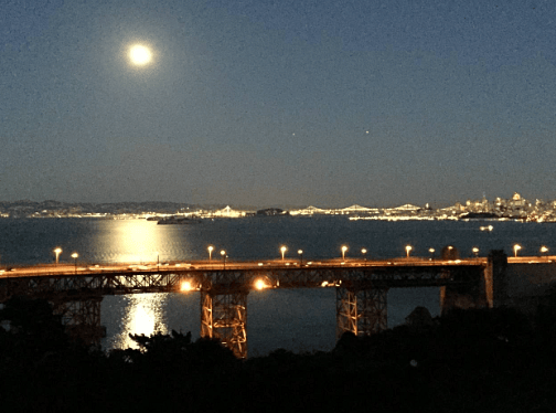 View from Conzelman Road trail