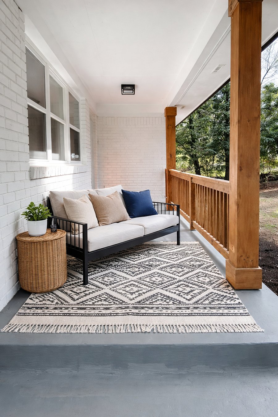 Furnished front patio for tenant(s).