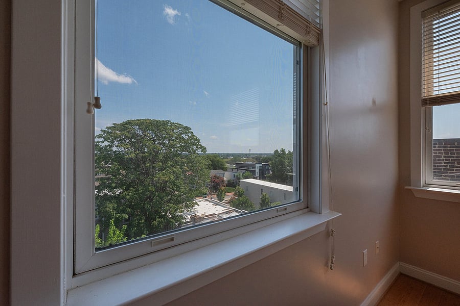 view from living room