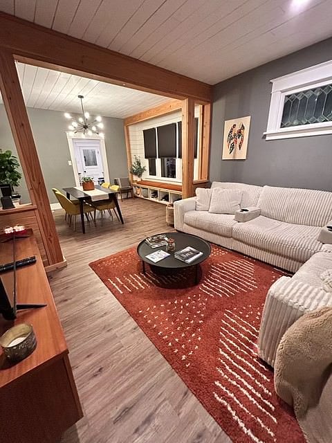Living room & dining room (main floor)