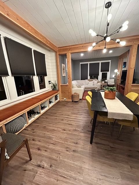 Living room & dining room (main floor)