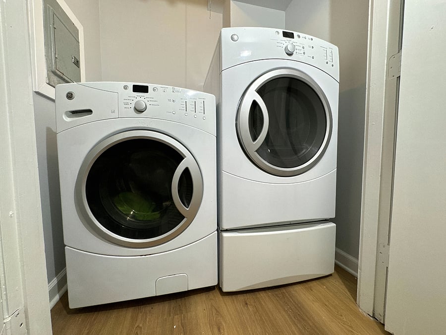 In unit laundry room