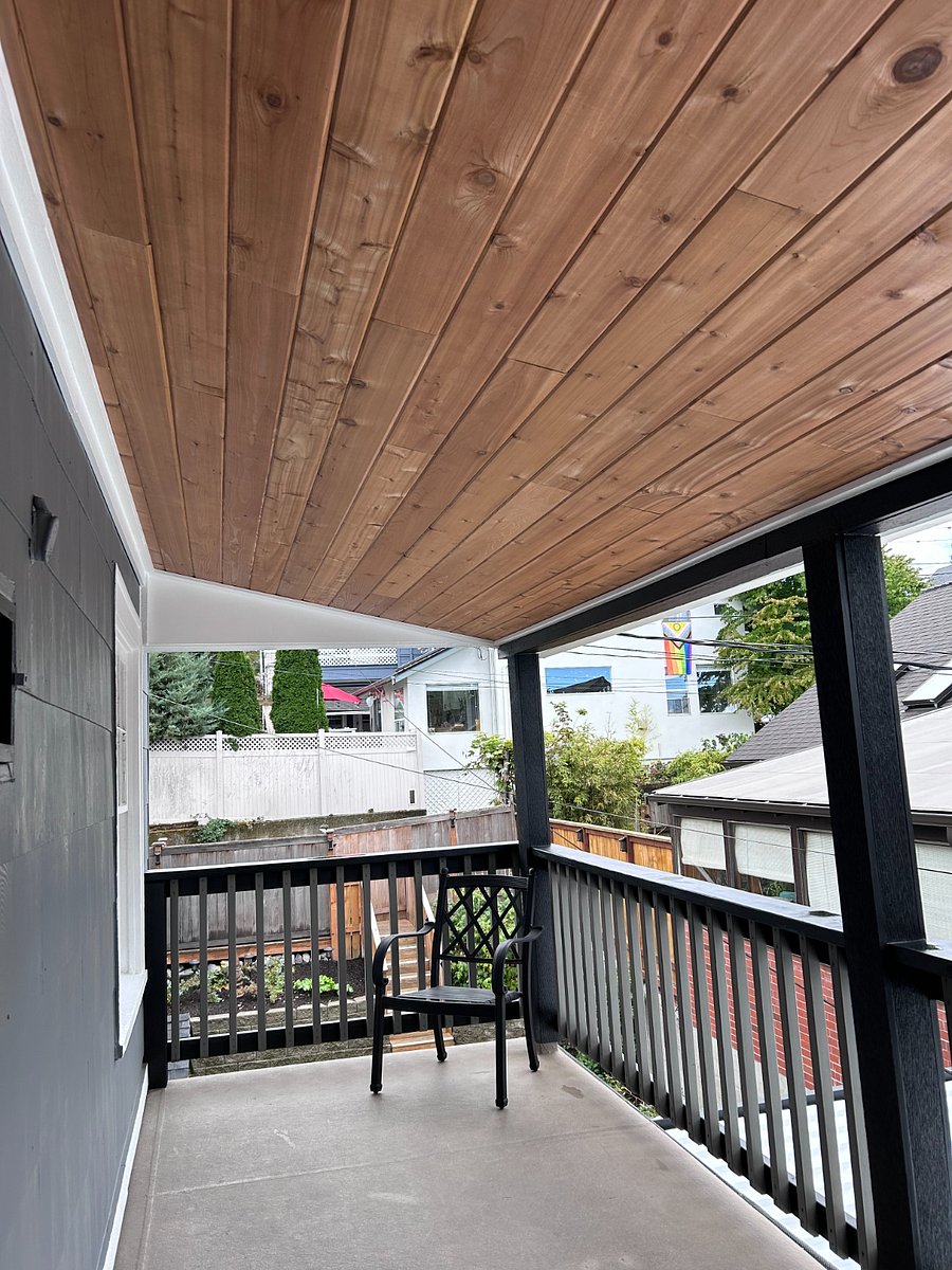 Private covered patio