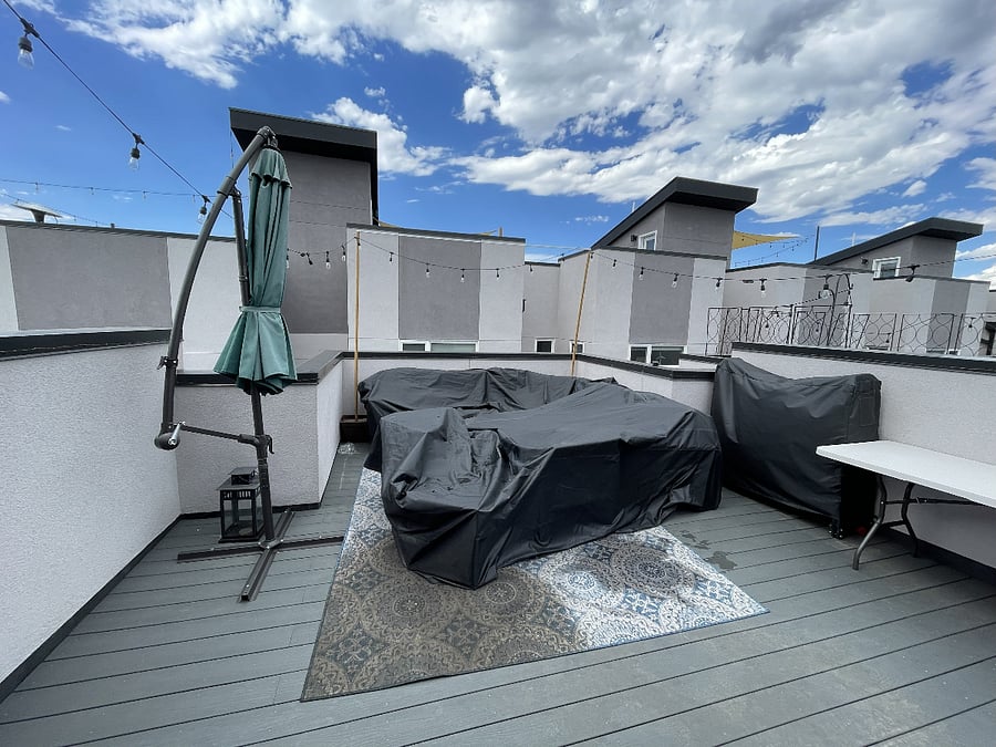Rooftop patio