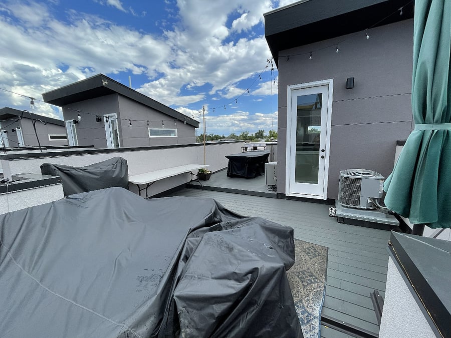 Rooftop patio