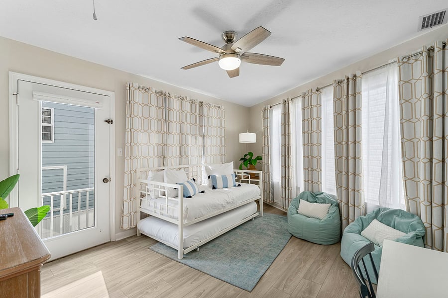 Third bedroom with trundle bed
