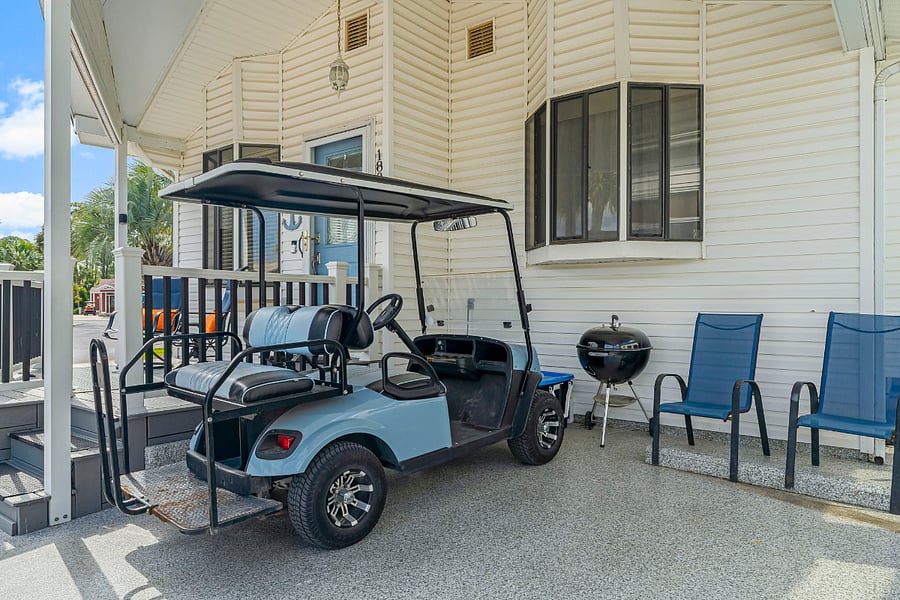 Complimentary golf cart
