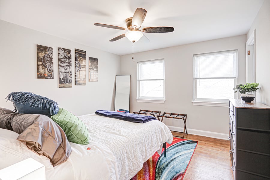Main bedroom upstairs.