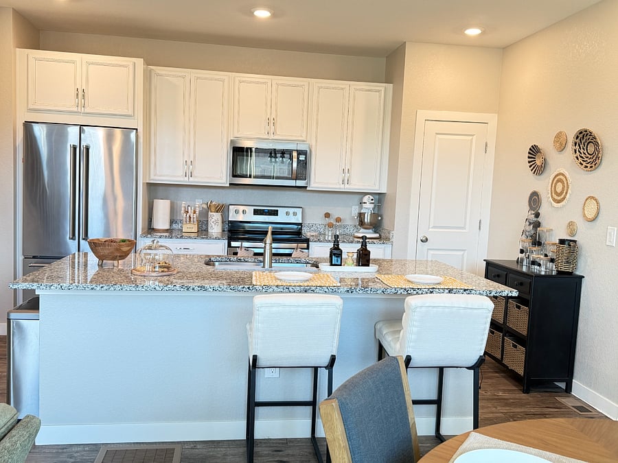 Kitchen  with Extra Large Island with Pantry