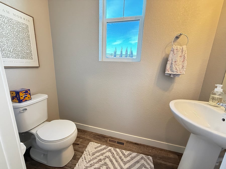 Powder Room On Main Floor