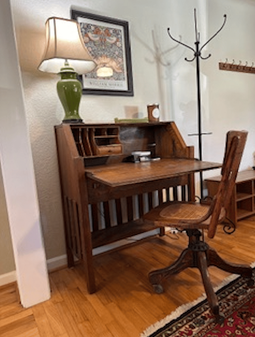 One of two work spaces