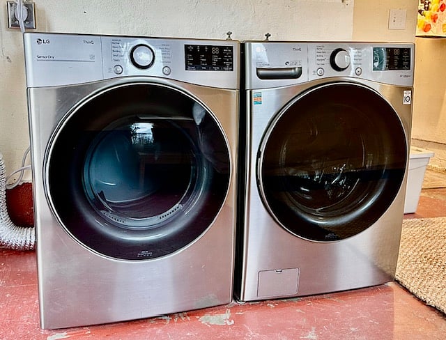 Full size washer and dryer
