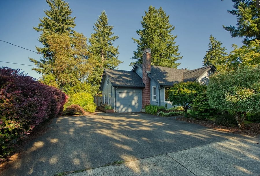 Two car driveway