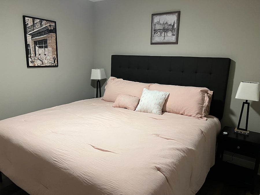 Second bedroom with King bed