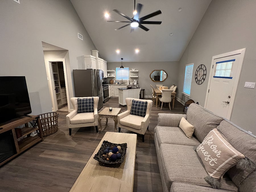 Open design floorplan