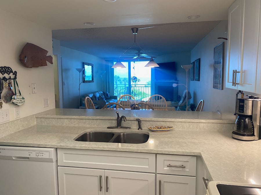 Ocean View from Kitchen 