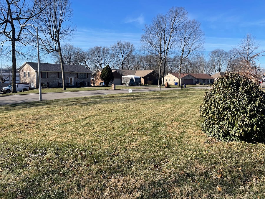 street scene and neighbors to right
